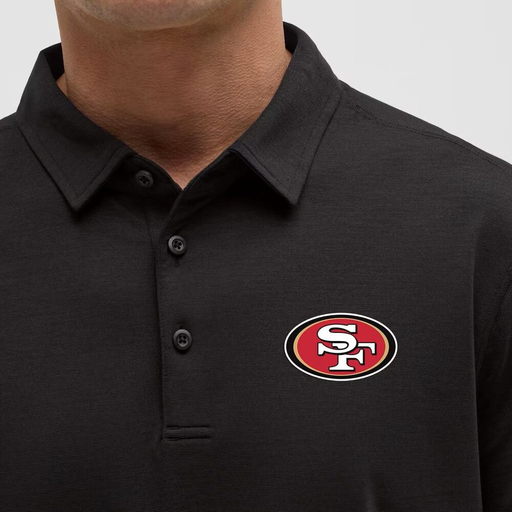 San Francisco 49ers Lululemon Evolution Polo - Black MEN'S SZ SM NEW IN BAG
